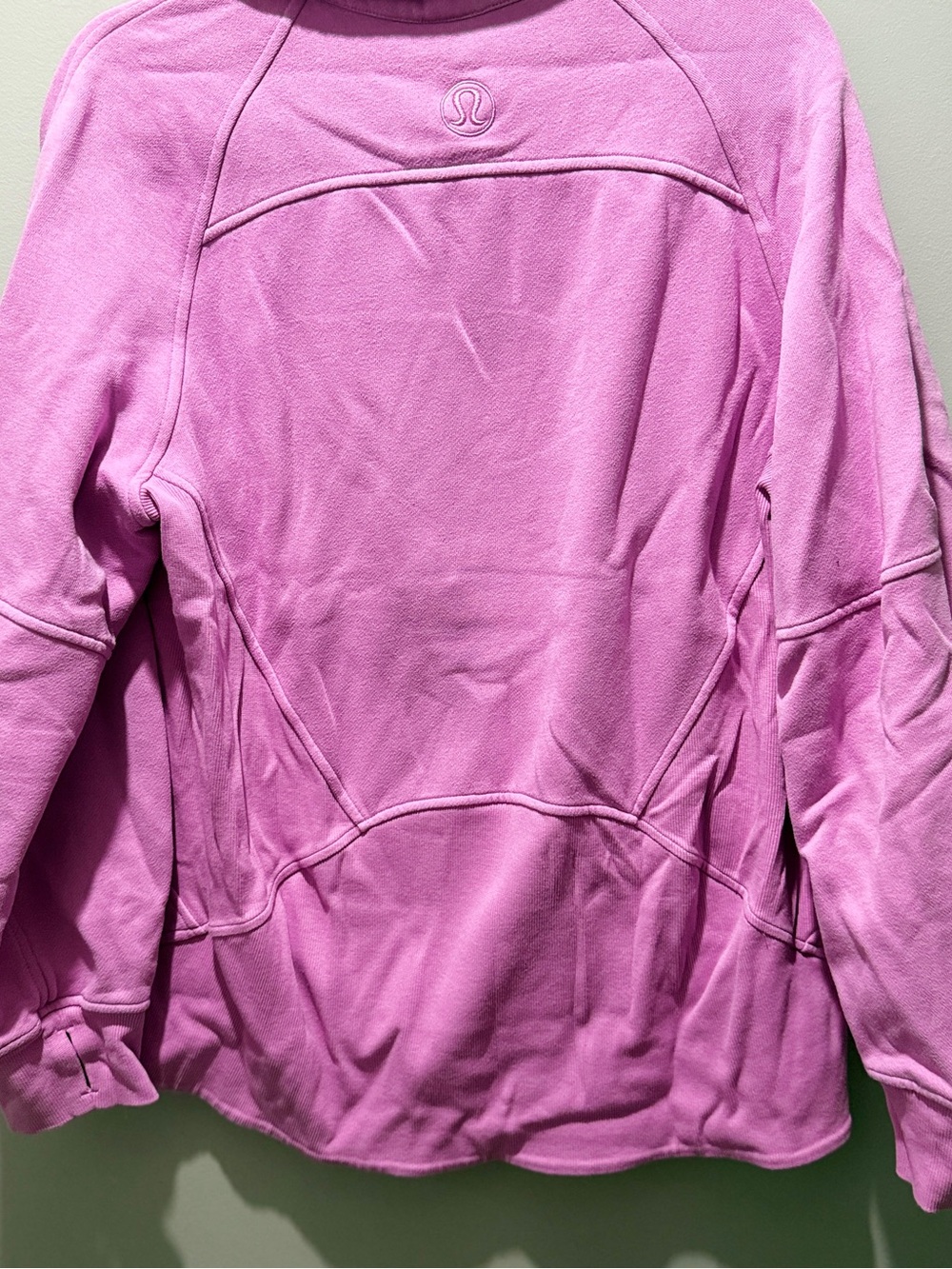 Lululemon Scuba Oversized Funnel-Neck Half Zip Long - Pow Pink Tone - Picture 5 of 8